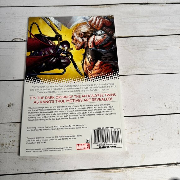 Uncanny Avengers 3 Ragnarok Now Marvel TPB Graphic Novel Remender McNiven - Picture 4 of 8